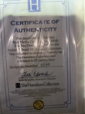 Bad News Gentlemen #0640 I Melt For No One marca M&Ms STAR TREK Foto 1 de 4