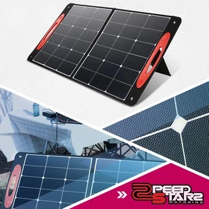 Cargador de batería de panel solar plegable de 100 W jardín exterior buckup generador de energía - Imagen 1 de 7
