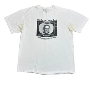 T-shirt vintage anni 90 The Marvin Kitman Show uomo XL umorista tv critico - Foto 1 di 7