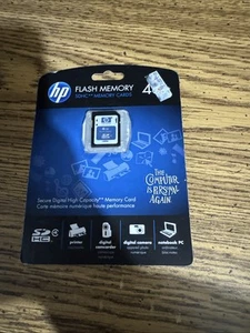 HP SDHC Flash Memory Card 4GB SDHC NEW in package! NICE!! - Picture 1 of 2