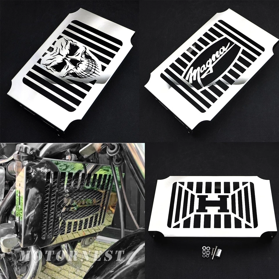 Protetor de refrigerador de tanque de água Fit Honda Magna VF750 '94-04 tampa de grade de radiador de motor - Imagem 1 de 4