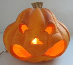 Vintage 1995 Casper FATSO GHOST Halloween Pumpkin JOL Foam Blow Mold Light - Picture 1 of 3