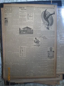 Baseball Ty Cobb Newspaper 18 CUBANS PLAY SAFETY FIRST TY IN HAVANA - Imagen 1 de 1