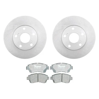 For Toyota Camry 92-95 Raybestos Element3 Plain Front Brake Kit w Ceramic Pads — 第 1/4 张图片