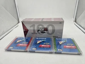 Iomega Zip 100MB Mac Formatted Disks Super Floppy 10 Pack + 3 Extra - Picture 1 of 4