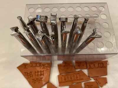 14 herramientas de estampado de cuero BARRY KING Foto 1 de 4