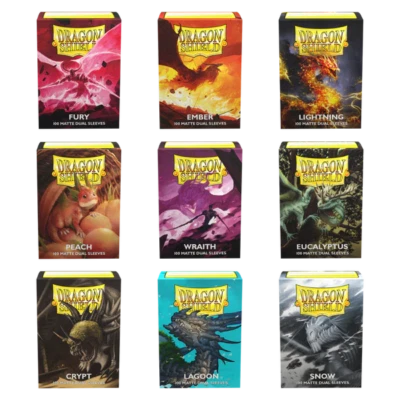 Dragon Shield MATTE DUAL - 100 Standard Size Sleeves Buste Protettive - MTG