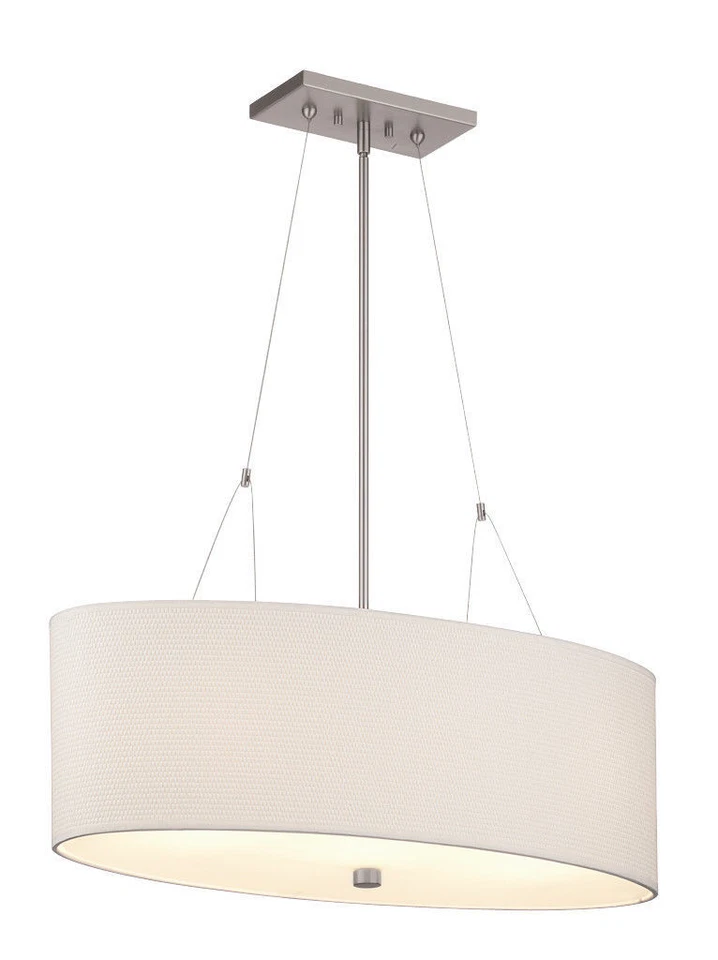 Colgante Forecast Lighting F44736 Alexis 3 luces, níquel satinado, envío gratuito Foto 1 de 4