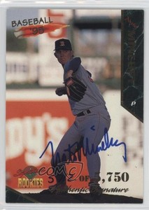 1995 Signature Rookies Signatures /5750 Nate Minchey #36 Auto