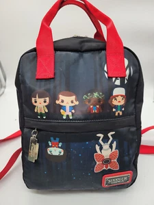 Loungefly Stranger Things Nylon Upside Down Chibi Rucksack - RAR Rarität - Bild 1 von 8