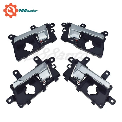 Manija interior de puerta interior cromada delantera trasera derecha derecha para Kia Optima 2011 2012 2013 Foto 1 de 4