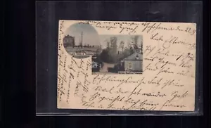 Ganzsache Japan - Yokohama Hospital + English Hatoba - n. Germany 1901 - Bild 1 von 2