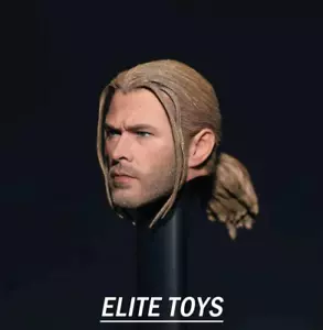1/6 ELITE TOYS Trenza Cabeza Thor Tallada Modelo Escultura Ajuste 12'' Figura Masculina Cuerpo de Muñeca - Imagen 1 de 5