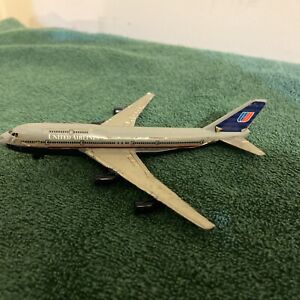Vintage United Airlines 747 Boeing Realtoy Diecast Plane 