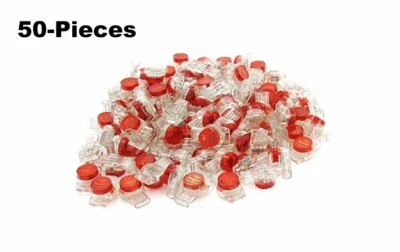 50 Pack 3 Port Wire IDC Telephone Data Gel Weather Resistant Splice Connector - Image 1 of 2