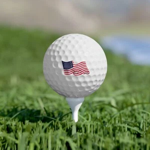 American Flag Golf Balls, 6pcs USA Sports Fan Gift Father's Day Women's Gift - Picture 1 of 5