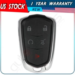 Remote Car Key Shell for Cadillac SRX HYQ2AB 2015 2016 13580800 5 Buttons - Picture 1 of 12