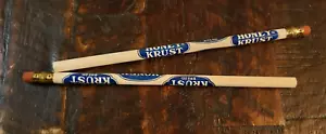 Pair of Vintage HONEY KRUST BREAD Advertising Wood Pencils. NOS. Free Shipping - Picture 1 of 4