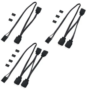PC Lighting Cable Adapter, for Pirate HDLL120 5V 3Pin Fan Light Adapter Cable - Afbeelding 1 van 11