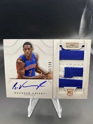 Brandon Knight 2012-13 Panini National Treasures RPA Rookie Patch Auto /199 - Image 1 of 2