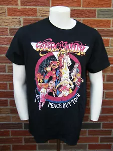 T-shirt AEROSMITH MERCHANDISE UFFICIALE 2023 ADDIO TOUR CONCERTO TAGLIA L EXC++++ - Foto 1 di 6
