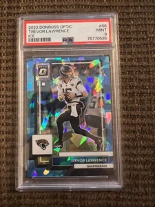 Donruss Optic Trevor Lawrence 2022/15 Ice Prizm #88 PSA 9 Pop 3 - Imagen 1 de 2