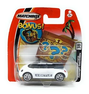 Tarjeta blíster blanca convertible Matchbox Superfast MB38 VW Volkswagen Beetle China - Imagen 1 de 1