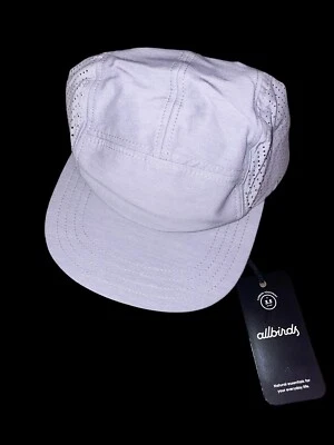 ALLBIRDS 'Natural’ Running Cap strapback O/S Adjustable cap Medium Grey NWT Foto 1 de 4
