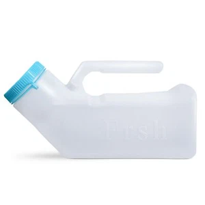 Portable Urinals for Men and Elderly 1000ml Urine Jar Spill Proof, Plastic, U... - Picture 1 of 7