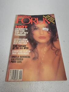 SEPTEMBER 1994 Penthouse Forum magazine Angela Summers Rare Free Shipping Vtg - Imagen 1 de 2