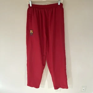 FIFA Sports Barcelona FC Football Club Track Pants FCB XL Men’s Red Insulated - Picture 1 of 7