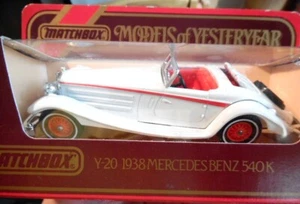 Matchbox Cars of Yesteryear 1938 Mercedes Benz 540K Die Cast Made In England NIB - Picture 1 of 4