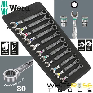 Wera Ratchet Combination Spanner Wrench Set 11 Piece 6000 Joker 11 Pouch 8-19mm - Picture 1 of 12