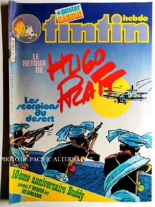 Le Journal de TINTIN hebdo n° 332 avec poster nahomi bd FRANCE 1982 hugo pratt - Bild 1 von 1