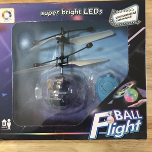 Flight Ball Hover, LED Lights, Rechargeable, Ages 8 And Up, Controls W Palm Etc - Picture 1 of 3