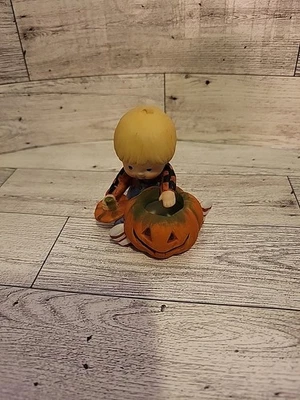 Figura Calabaza Talla Scooter Primos de Campo Enesco Halloween Taiwán De Colección Foto 1 de 4