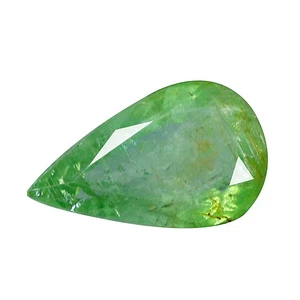 0.84ct Romantic Pear 8.1 x 5 MM 100% Natural Green Mozambique PARAIBA TOURMALINE - Picture 1 of 5