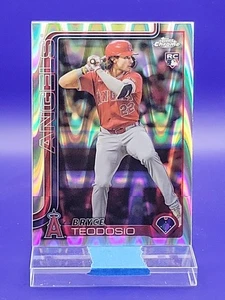 Bryce Teodosio 2025 Topps Chrome RayWave Refractor RC SP ๐ฅ Angels - Picture 1 of 2