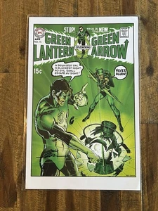 Green Lantern Green Arrow #76 Comic Cover Poster Print 11x17" NEAL ADAMS SIGNED - Bild 1 von 14