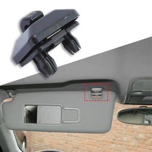 FIT SUZUKI 2PCS CAR AUTO BLACK SUN VISOR CLIP HOLDER FASTENER - Picture 1 of 8