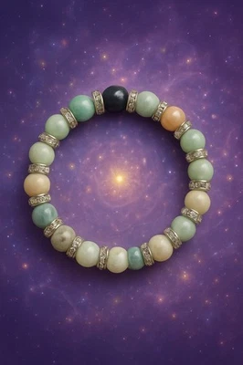 Edelstein Armband Natur Stein Stretch Armbänder 8mm Steinarmband Kugel Mehrere - Bild 1 von 3