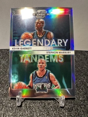 Kevin Garnett Stephon Marbury Legendary Tandems #13 SP 2022-23 Contenders Optic Foto 1 de 2