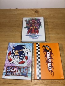 LOT OF 3 SONIC ADVENTURE LIMITED RUN TRADING CARD SLEEVES SEGA DREAMCAST PACKS