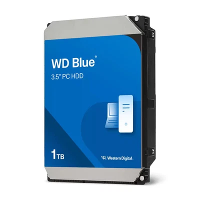 Western Digital 1TB WD Blue PC Desktop SATA Hard Drive HDD 64MB Cache- WD10EZEX - Image 1 of 4