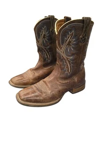 ARIAT Herren Stiefel 12 D Braun Eckige Zehenpartie Cowboy Arbeitsstiefel 10006714 QuickDraw - Bild 1 von 9