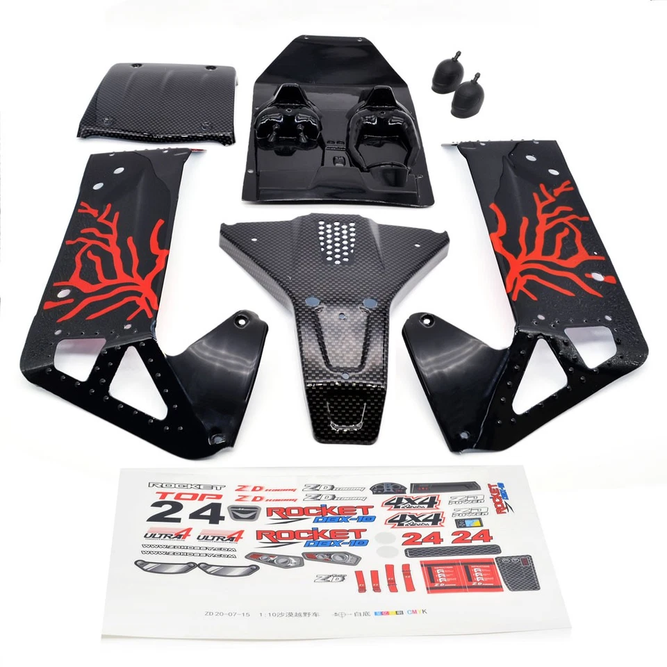 Kit Carrozzeria RC Auto 7534 7535 7536 7537 per  Racing -10 DBX10 1/10 Rica3150 - Immagine 1 di 1