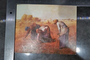 The Gleaners Bild von Jean-François Hirse 8x10 Conoco Tankstelle Druck 60er Jahre - Bild 1 von 6