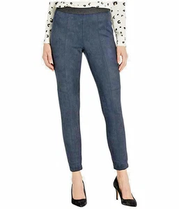 Pantalones de gamuza para mujer Jones New York cintura elástica talla 16 tinta azul marino - Imagen 1 de 9