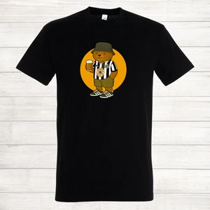 Newcastle United NUFC Teddy Bear Geordie The Magpies The Toon Football T Shirt - Picture 1 of 12