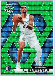 2024-25 Panini Mosaic P.J. Washington Jr. Green Mosaic Prizm #134 Mavericks - Picture 1 of 10